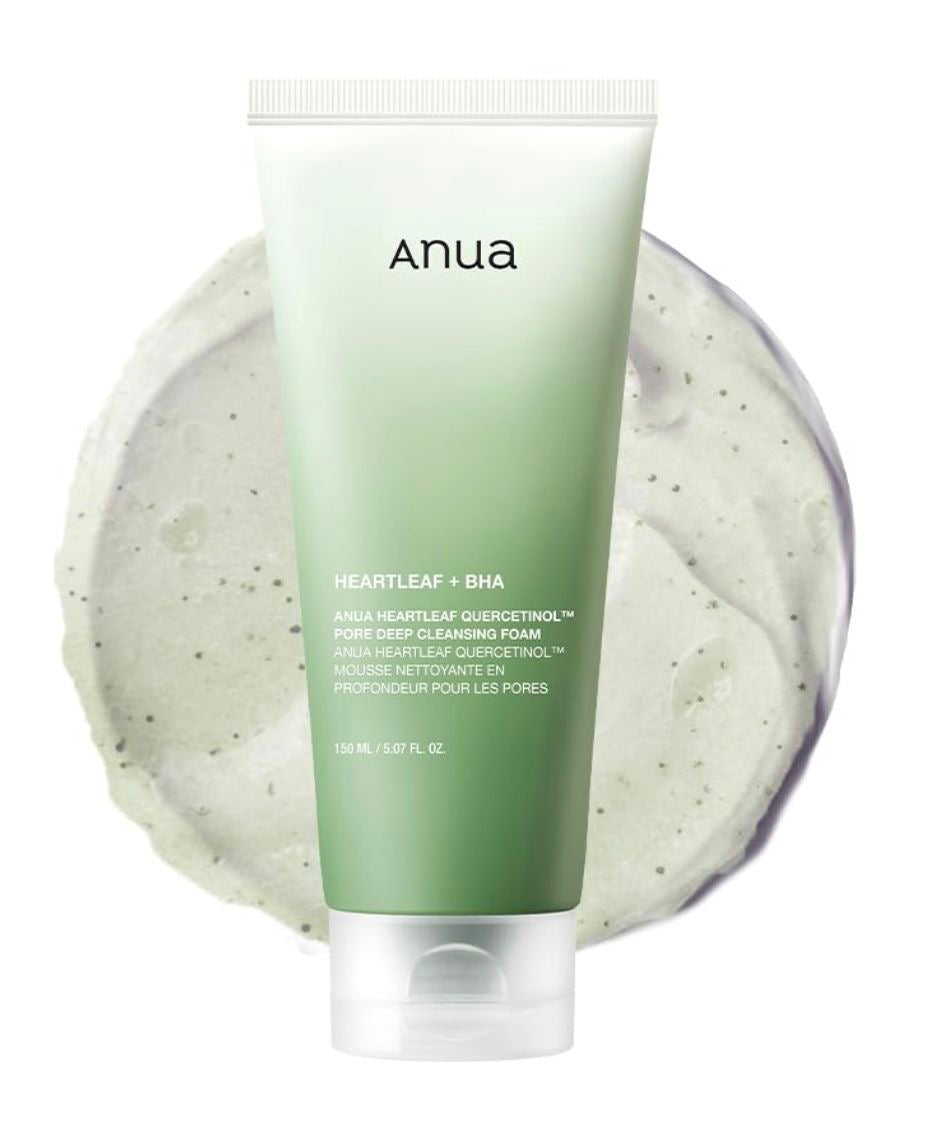 ANUA - HEARTLEAF QUERCETINOL PORE DEEP CLEANSING FOAM (150 ml)
