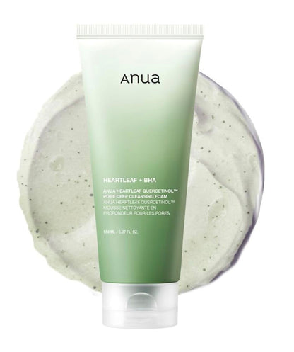 ANUA - HEARTLEAF QUERCETINOL PORE DEEP CLEANSING FOAM (150 ml)