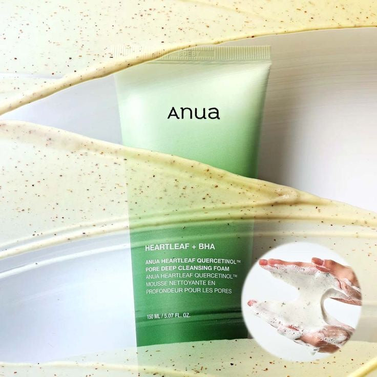 ANUA - HEARTLEAF QUERCETINOL PORE DEEP CLEANSING FOAM (150 ml)